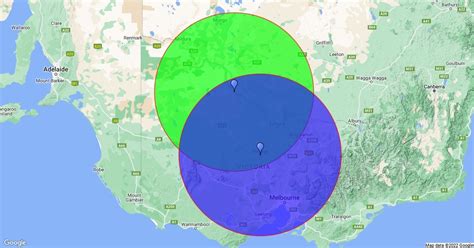 km radius scribble maps