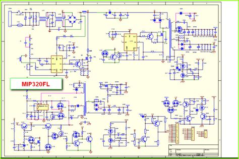 MYSTERY MTV-3210W схема блока питания