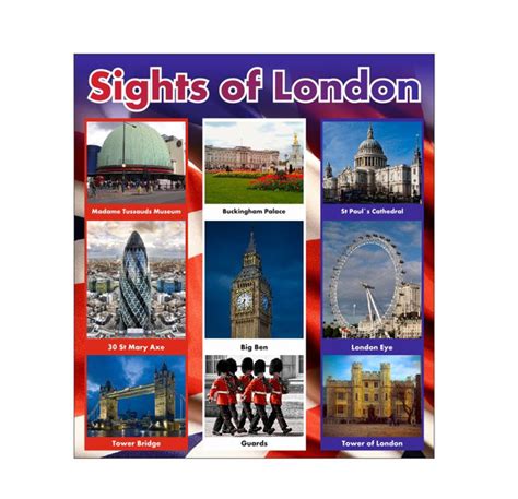 Стенд учебный информационный Английский язык. Достопримечательности ...