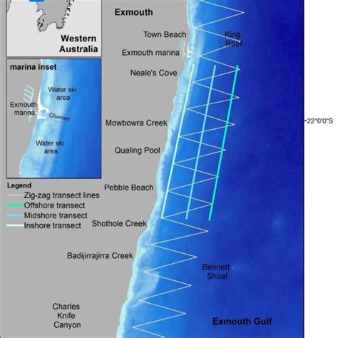 The Western Coastline Of Exmouth Gulf Western Australia Where