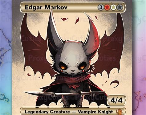 Edgar Markov Proxy Card Cool Edition Etsy