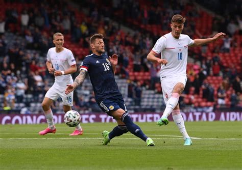 In Pics Patrik Schick Shines As Czech Republic Beat Scotland 2 0 In