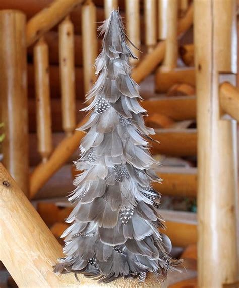 Feather Tree Feather Crafts Christmas Tree Feathers Miniature