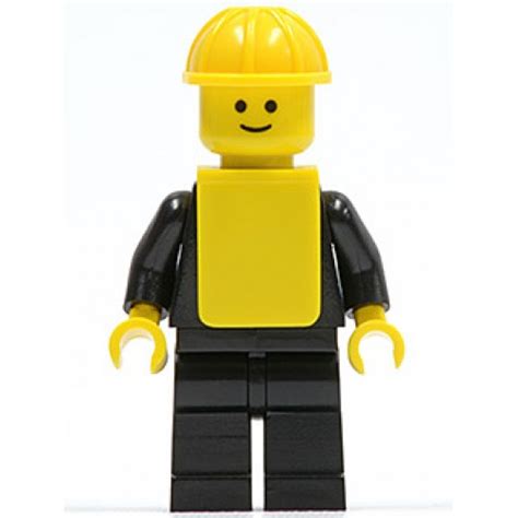 Lego Minifigure Pln Plain Black Torso With Black Arms Black Legs