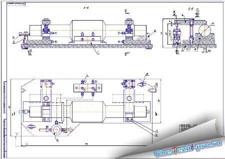 Чертеж Станочное приспособление