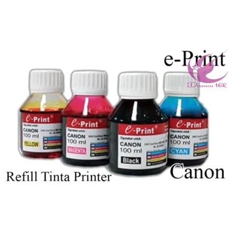 Jual Tinta Refill Ink Canon Ml Eprint Shopee Indonesia