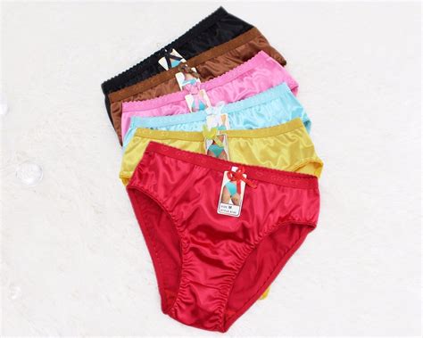 B12 VTG GRACE Sissy Liquid SATIN Wetlook SHINY Nylon Bikini Panties Sz L XL 3XL EBay