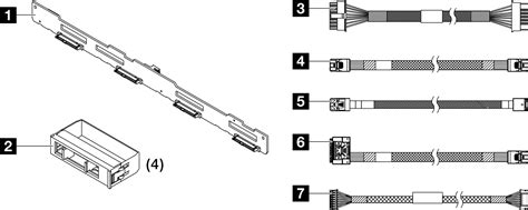 Thinksystem Sr Series X Hot Swap Sas Sata Backplane Kit Lenovo Server Options