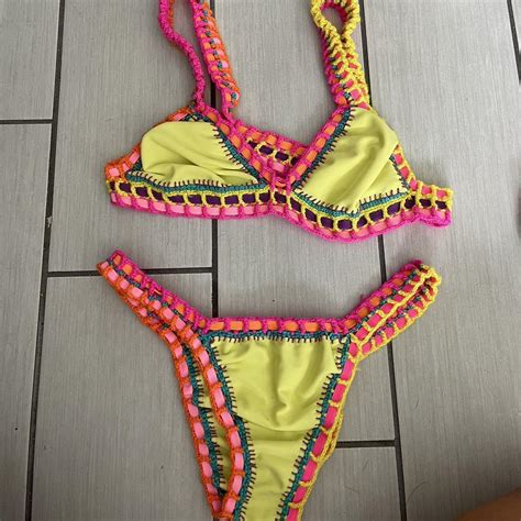 PQ SWIM KNIT ONE SIZE BIKINI Depop