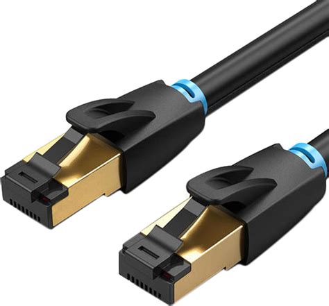 Патч-корд Vention CAT 8 SFTP Ethernet 8 м Black (IKABK) – фото, відгуки ...