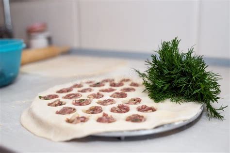 Cozinhando Bolinhas De Massa Em Casa Foto De Stock Imagem De Ravioli