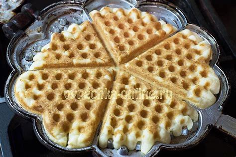 Мягкие бельгийские вафли на сметане без сливочного масла – простой ...