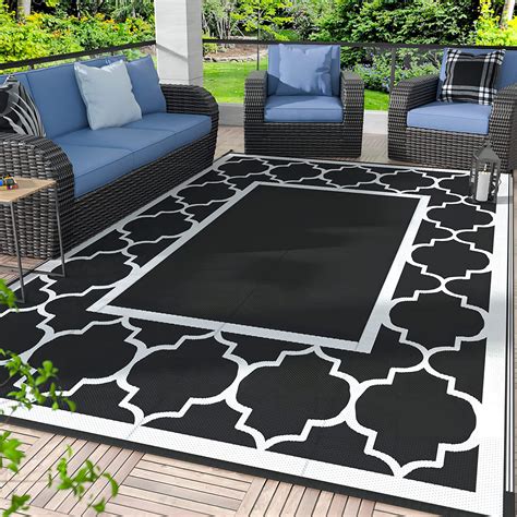 Amazon.com: GENIMO 5' x 8' Outdoor Rug Waterproof for Patio Decor