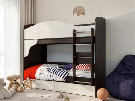 Купить Кровать 2х ярусная с матрасами по цене 35740 руб в Новосибирске ...