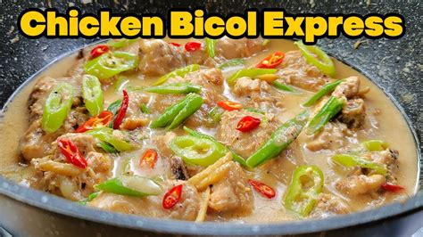 Try This Amazing Spicy Chicken Bikol Express For Your Next Party Your Guest Will Love It