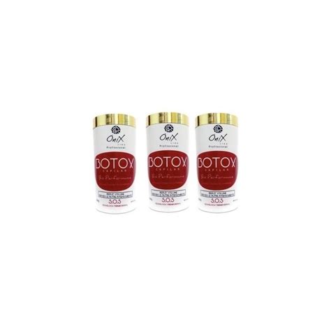 Botox Capilar Nano Redutor Kit 3x1kg Ônix Liss