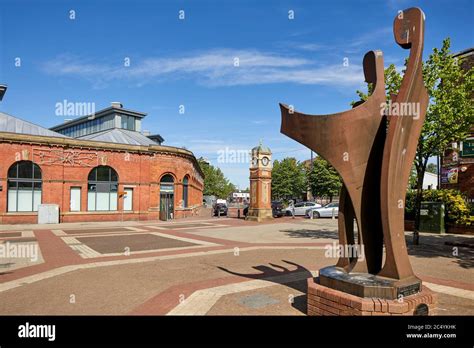Ashton Under Lyne Town Centre In Tameside Gtr Manchester Clock Tower