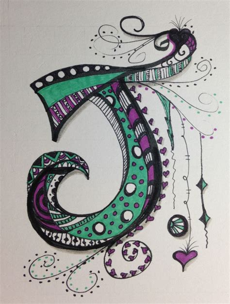 255 Best Images About Zentangle Alphabets On Pinterest Initials