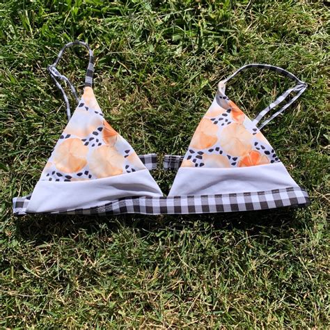 Sabo Skirt Lemon Citrus Bikini Top Gem