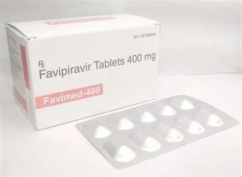 Favimed Favipiravir 400 Mg Tablets Treatment Covid 19 At Rs 1290 Box