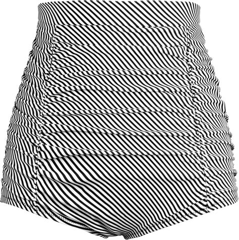 Amazon Women S Retro High Waisted Bikini Swimsuit Bottoms Ruched Vintage Swim Short