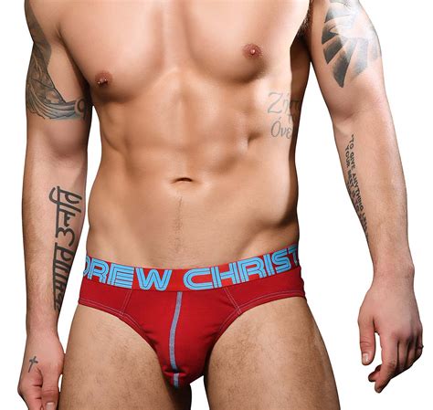 Andrew Christian Herrenslip HAPPY BRIEF W Almost Naked 92528 Rot