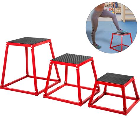 VEVOR Plyometric Boxen 30 cm 46 cm 60 cm Plyometric Platform Jump Box ...