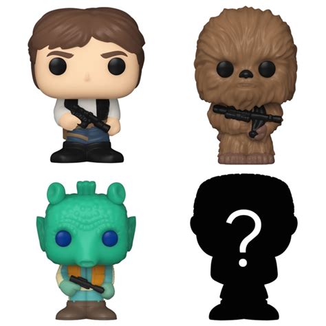 POP Vinyl Bitty POP Star Wars Han Solo 4 Pack Smyths Toys UK