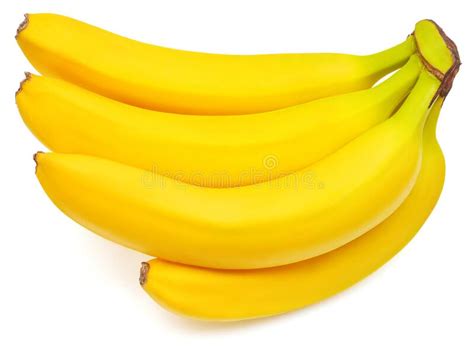 Bando De Banana Isolado Em Fundo Branco Imagem De Stock Imagem De