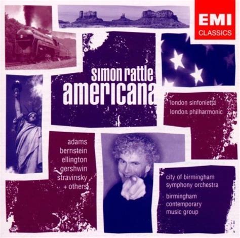 Americana By Rattle Simon Audio Cd Rattle Simon Amazones Cds Y