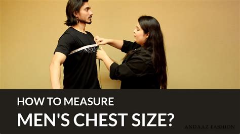 How To Measure Mens Chest Size Chest Measurement Andaaz Fashion