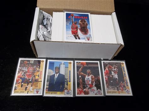 Lot Detail 1991 92 Upper Deck NBA Bskbl 1 Complete Low Series Set