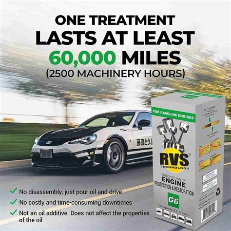 G6 RVS Technology Engine Treatment Review Automotive Additives