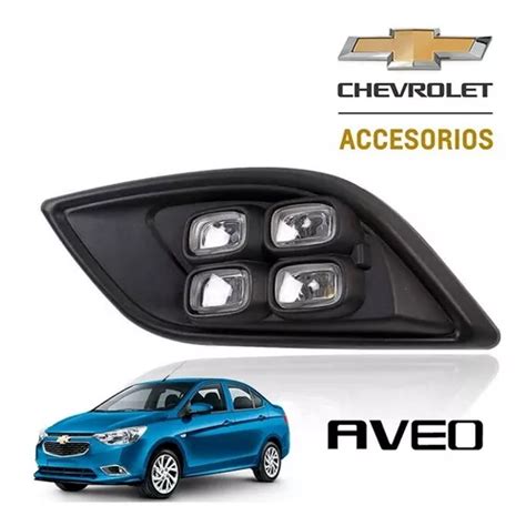 Par De Faros De Niebla Led Chevrolet Aveo Ng Kit 2018 2021 Envío gratis