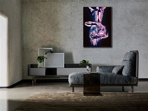 Naked Woman Canvas Prints Pink Nude Painting Art Wall Hanging House Gift İdeas Bedroom Wall