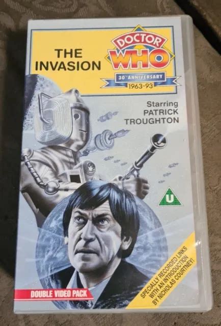 Doctor Who The Invasion Patrick Troughton Vhs 1993 £200