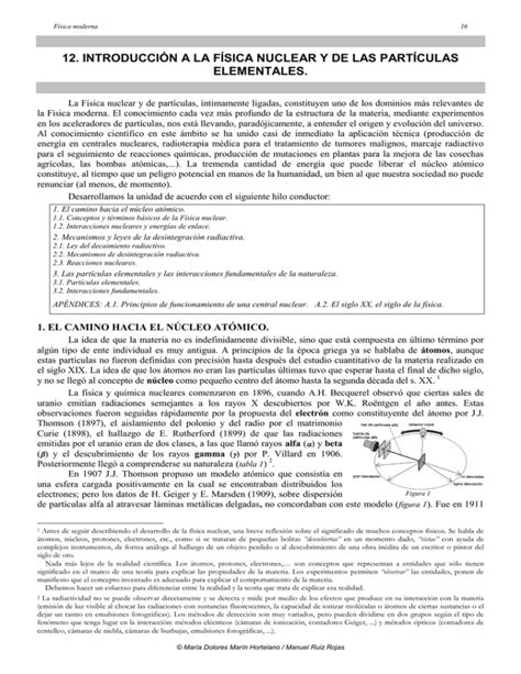 Física nuclear y de las partículas elementales