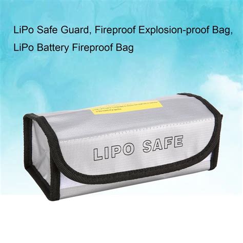 Sac de batterie LiPo ignifuge protection de sécurité boîte de