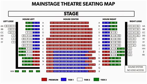 gammage seating chart | Brokeasshome.com