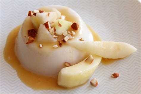 Panna Cotta Poire Caramel Veggie