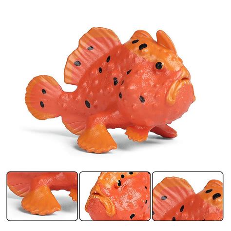 Simulation Deep Sea Anglerfish Fish Model Figure Children Kids