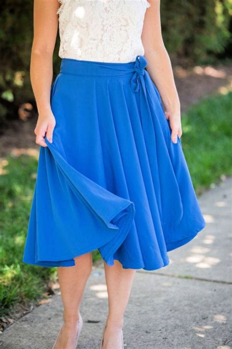 20 Free Wrap Skirt Pattern - Learn How to Sew a Skirt