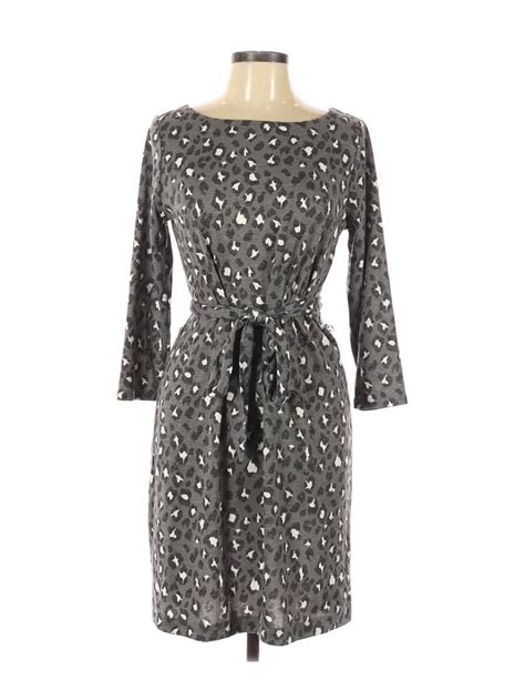 Ann Taylor Loft Outlet Casual Dress Sheath Gray Dresses Used