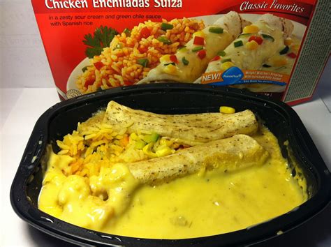 Crazy Food Dude Review Weight Watchers Smart Ones Chicken Enchiladas Suiza