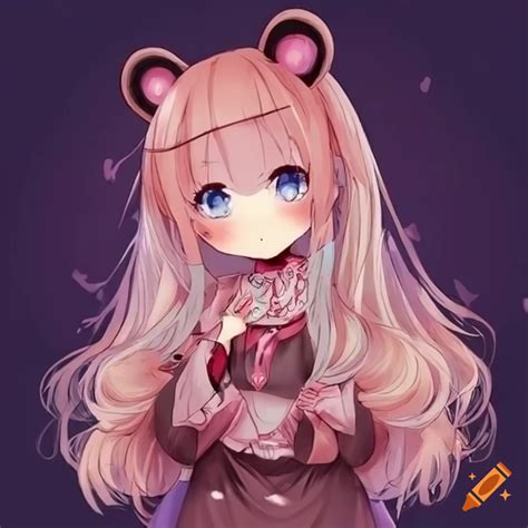 Cute Anime Tanuki Girl With A Smile On Craiyon