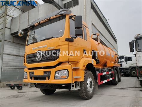 10 Wheels SHACMAN H3000 18 CBM Vacuum Sewage Truck