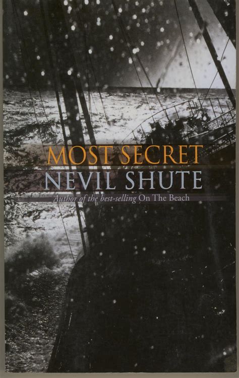 Most Secret Par Shute Nevil Nevil Shute Norway 1899 1960 Near Fine