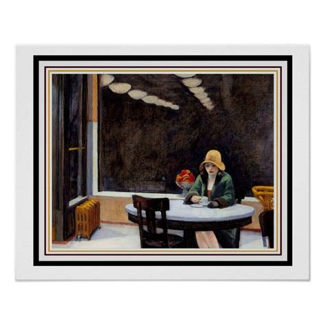 Edward Hopper S Automat Poster