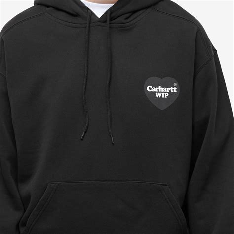 Carhartt WIP Hooded Heart Sweat Black | END. (AT)