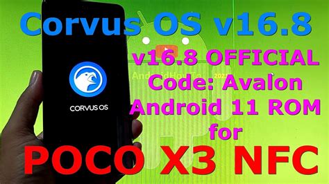 Corvus Os V Official For Poco X Nfc Surya Android Youtube